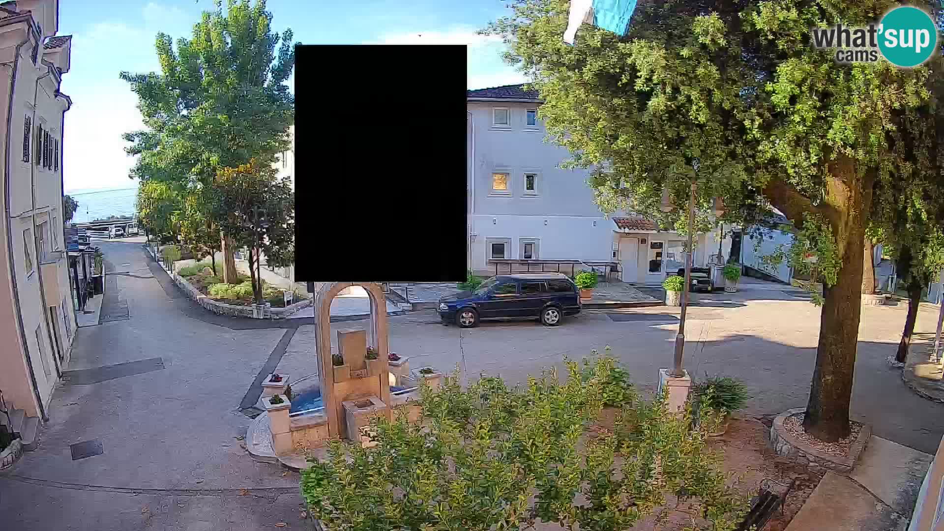 Webcam centre de Mošćenička Draga – Vue en direct du centre-ville