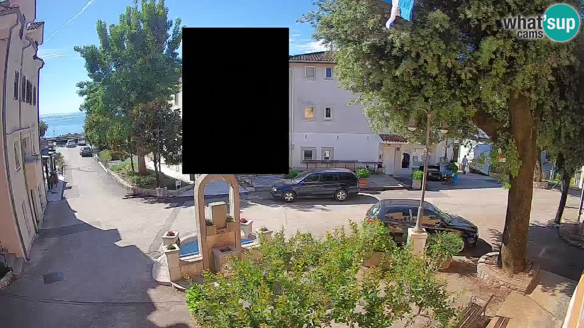 Webcam Centro Draga di Moschiena – Vista live sul centro