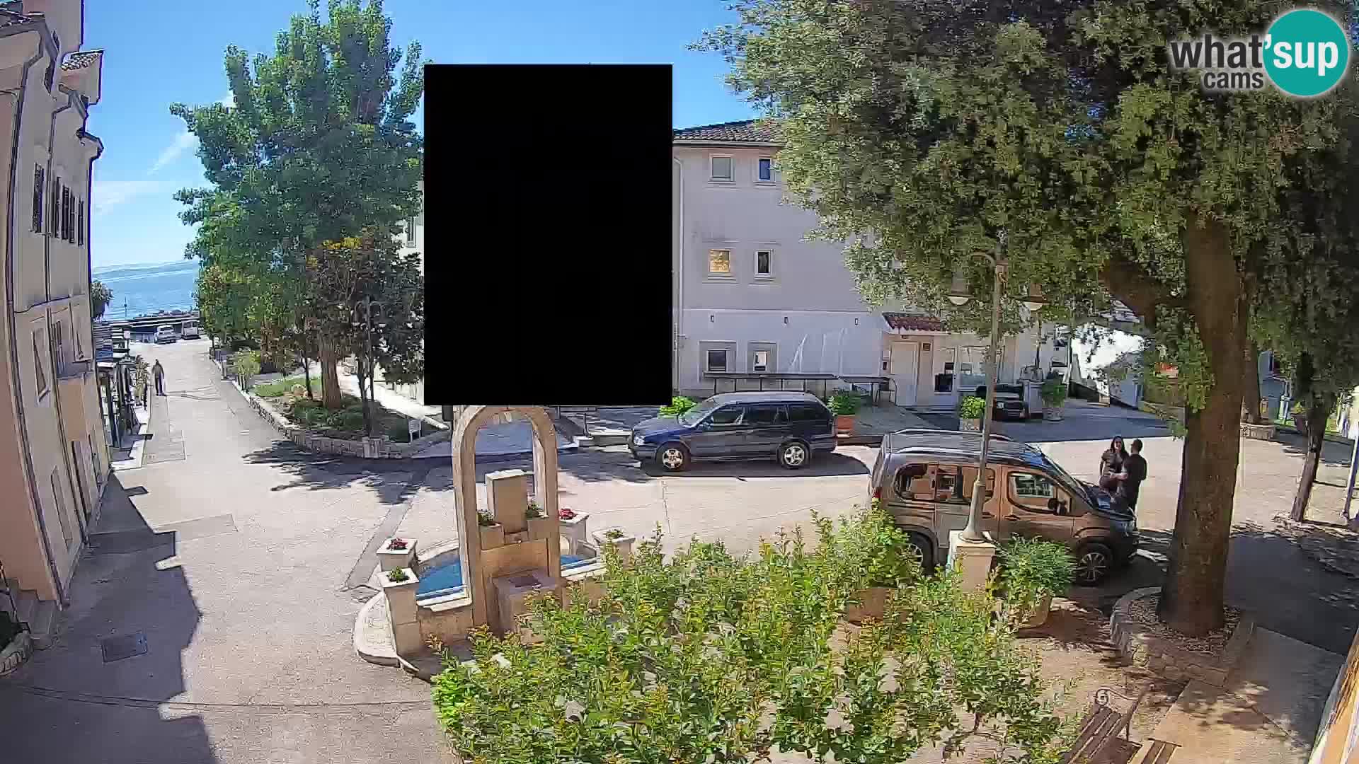 Webcam Centro Draga di Moschiena – Vista live sul centro