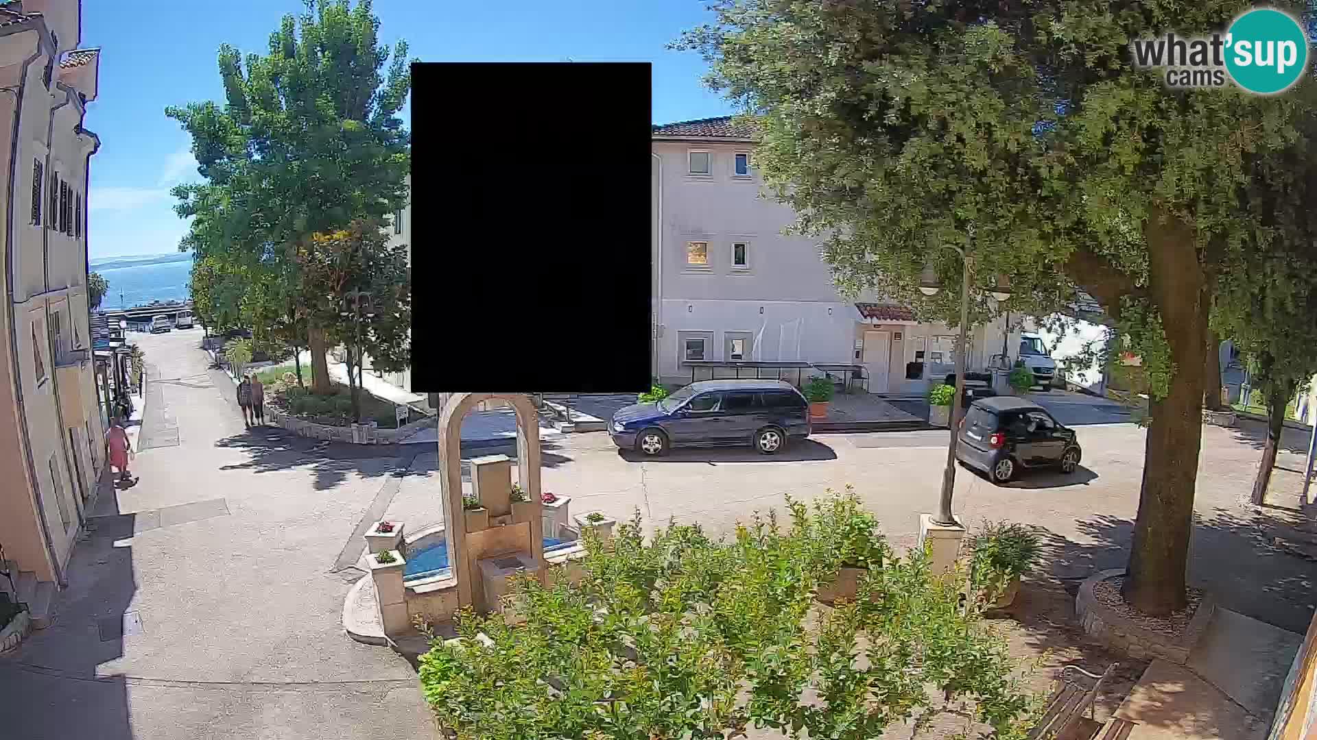 Webcam Centre de Mošćenička Draga – Vue en direct du centre-ville