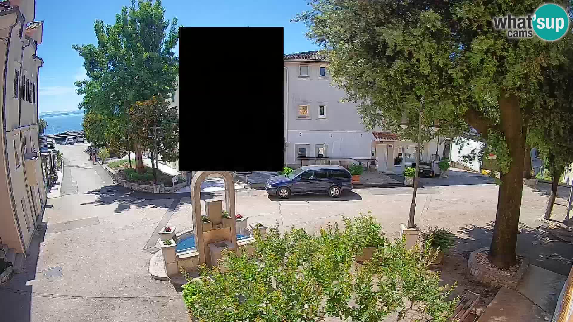 Webcam Centre de Mošćenička Draga – Vue en direct du centre-ville