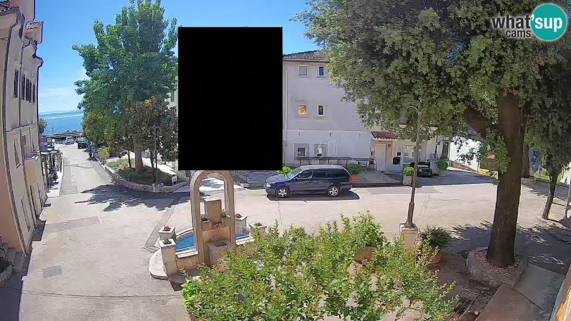 Webcam Centre de Mošćenička Draga – Vue en direct du centre-ville