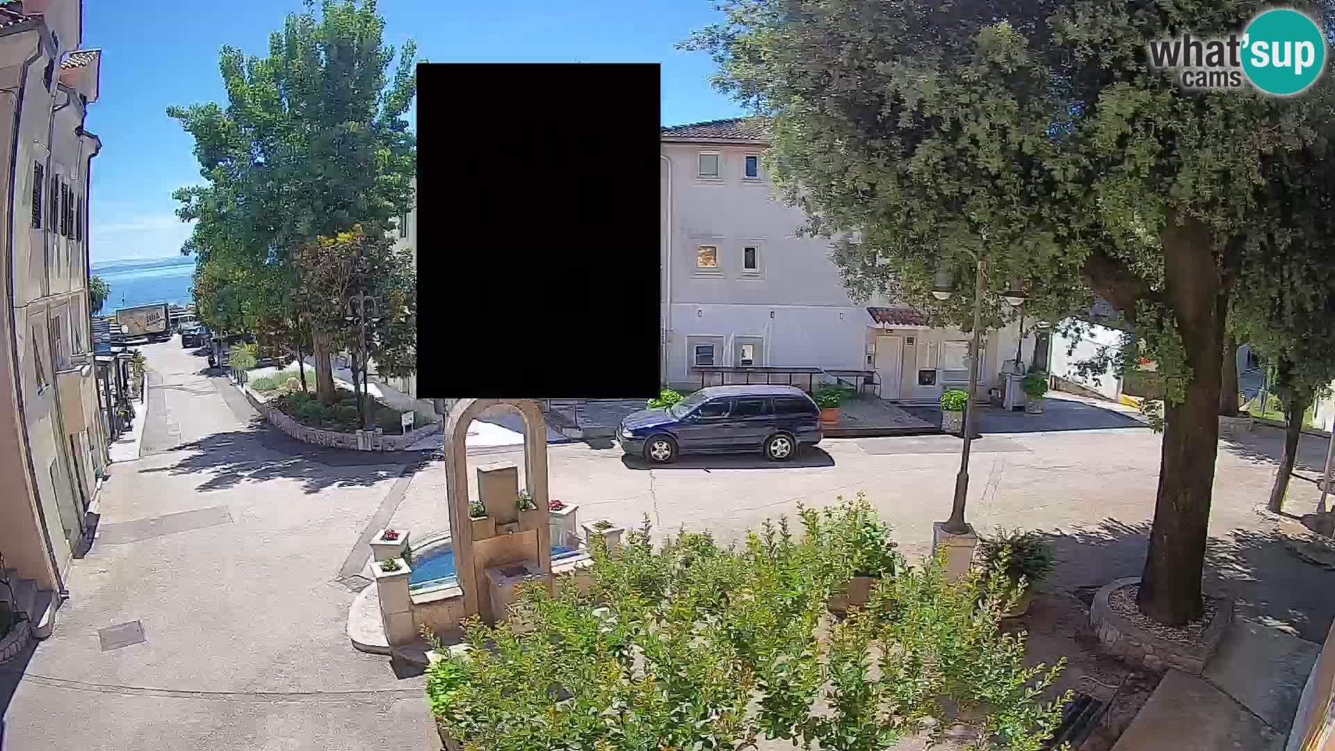 Web kamera centar Mošćeničke Drage – Pogled uživo