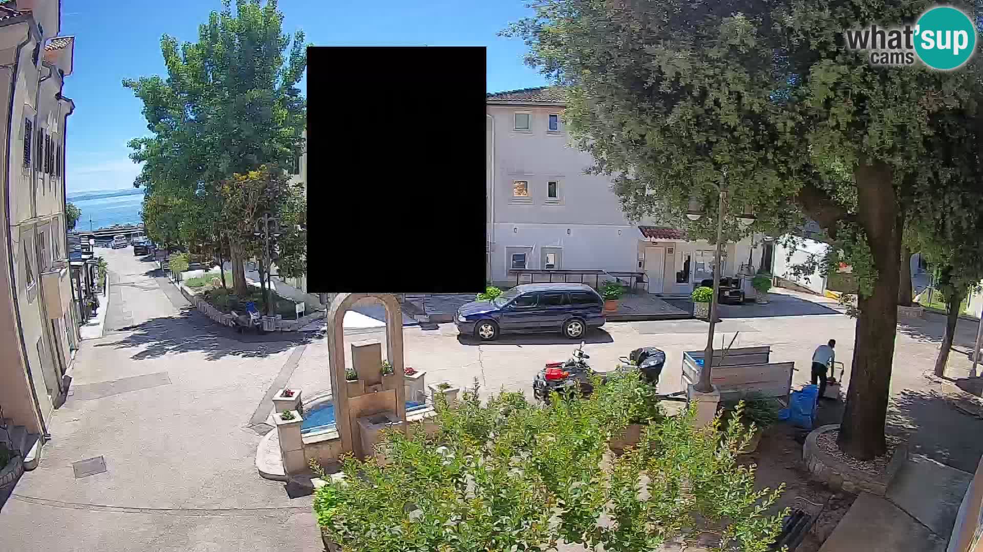 Webcam centre de Mošćenička Draga – Vue en direct du centre-ville