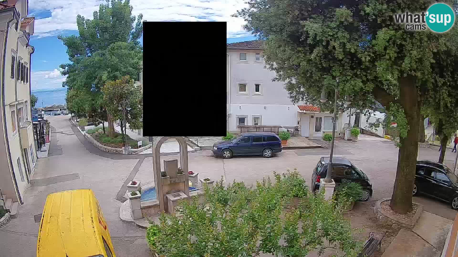 Webcam centre de Mošćenička Draga – Vue en direct du centre-ville