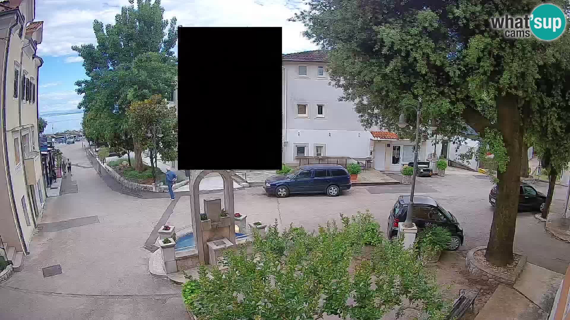 Webcam centre de Mošćenička Draga – Vue en direct du centre-ville