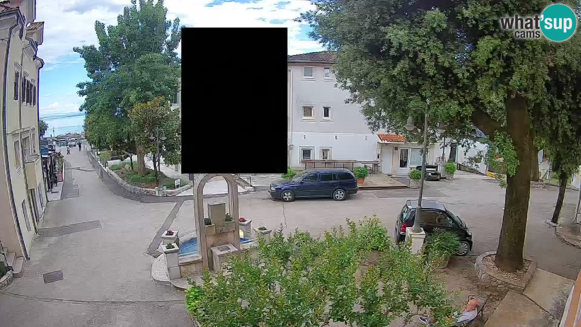 Webcam Mošćenička Draga Center – Live View of the Town Center