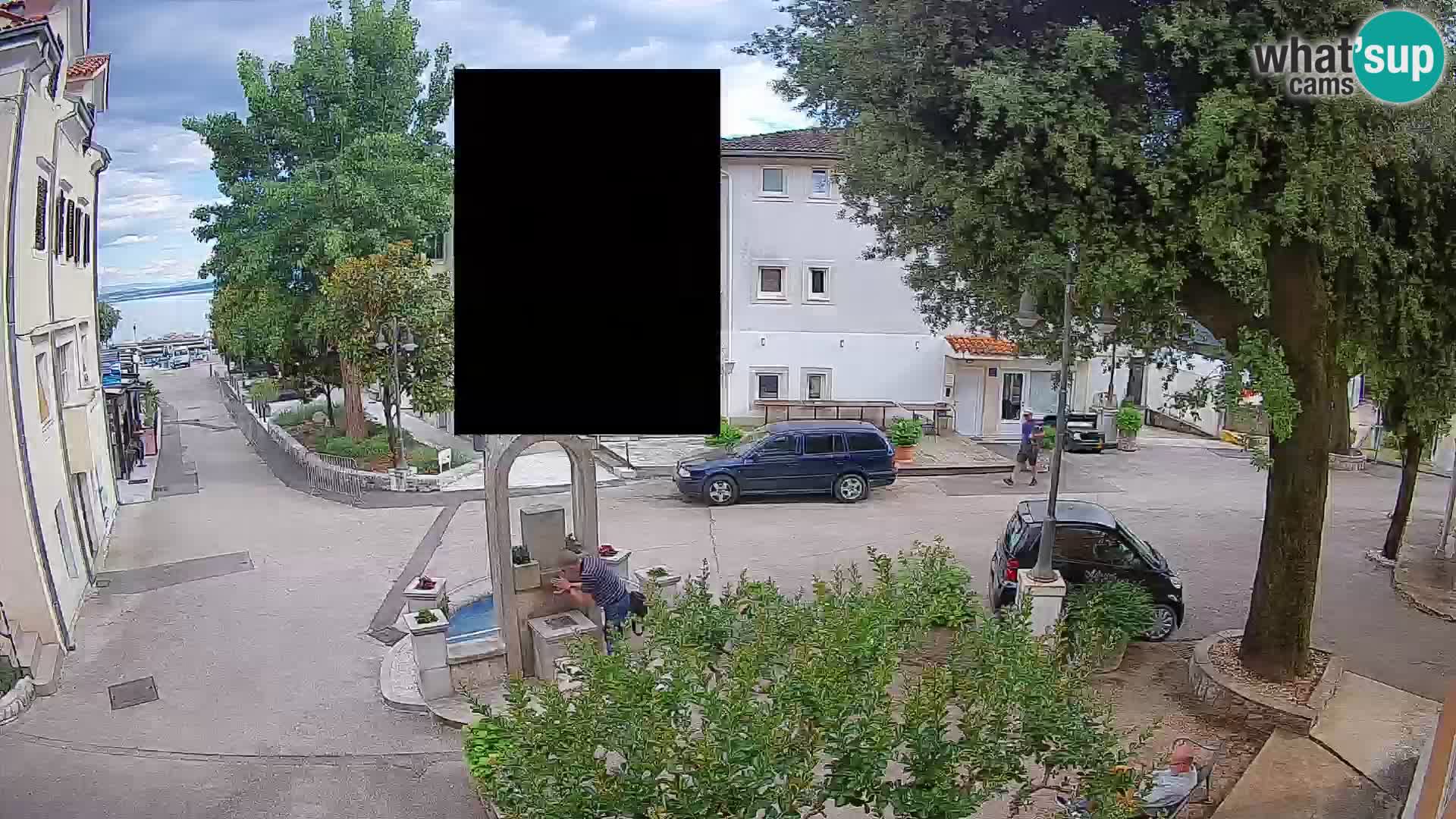 Web kamera centar Mošćeničke Drage – Pogled uživo