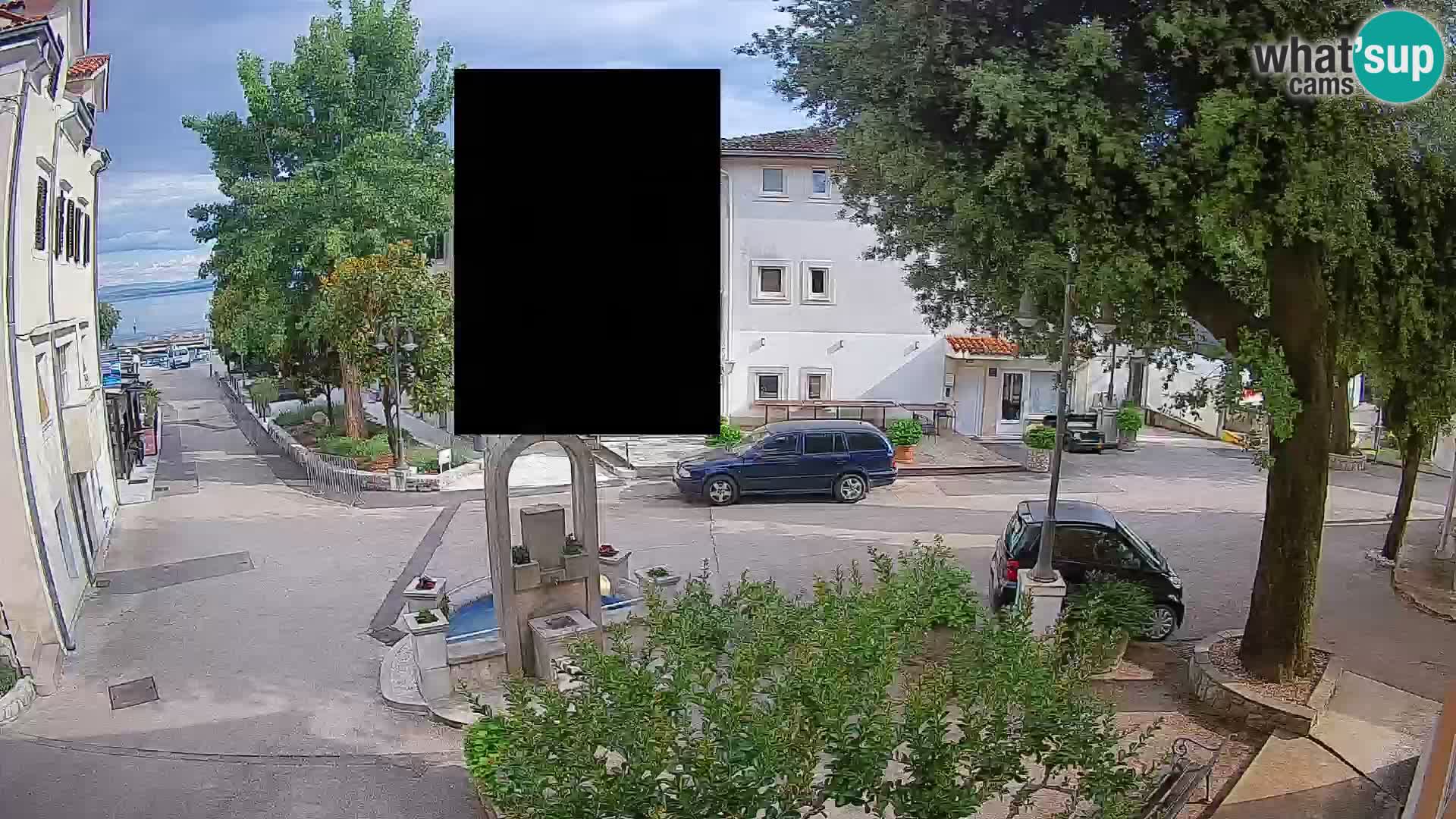 Webcam Centre de Mošćenička Draga – Vue en direct du centre-ville