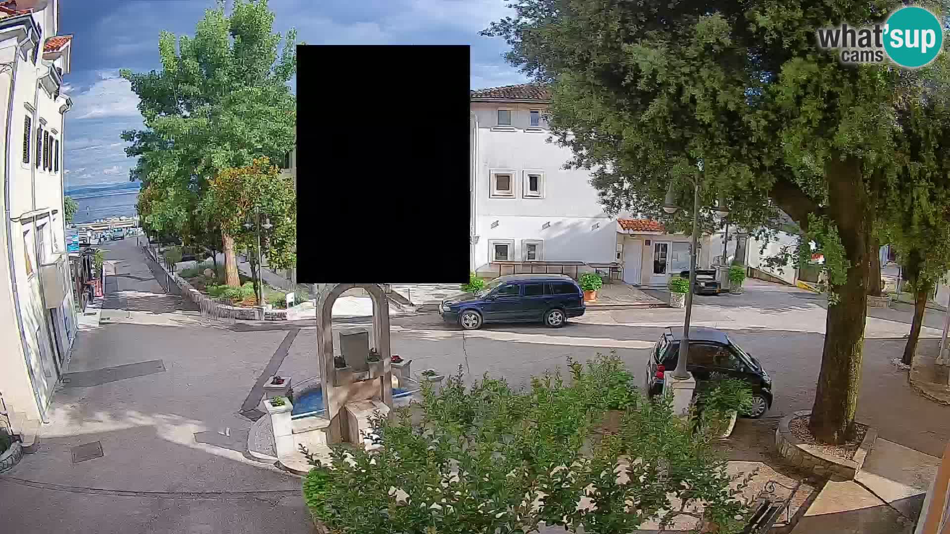 Webcam Mošćenička Draga Zentrum – Liveblick auf das Ortszentrum