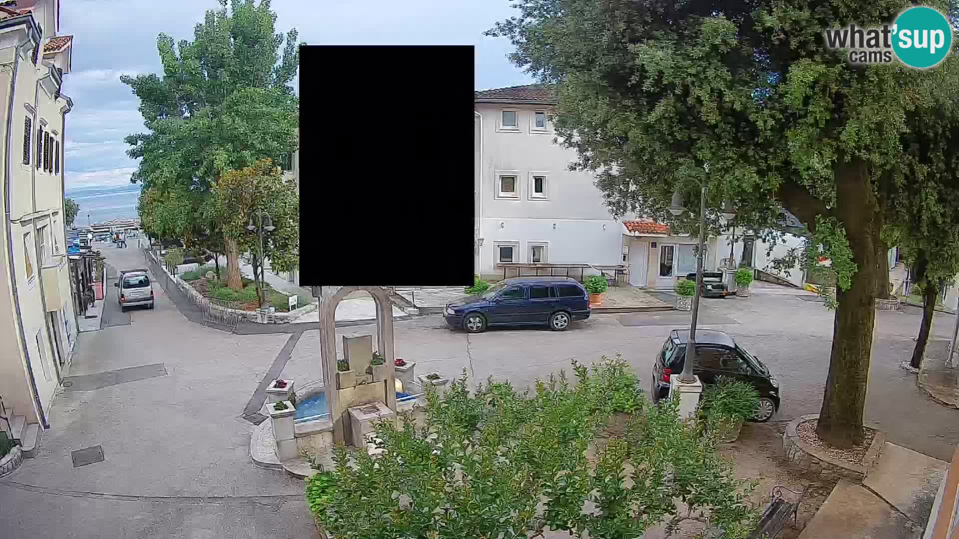 Webcam Mošćenička Draga Center – Live View of the Town Center