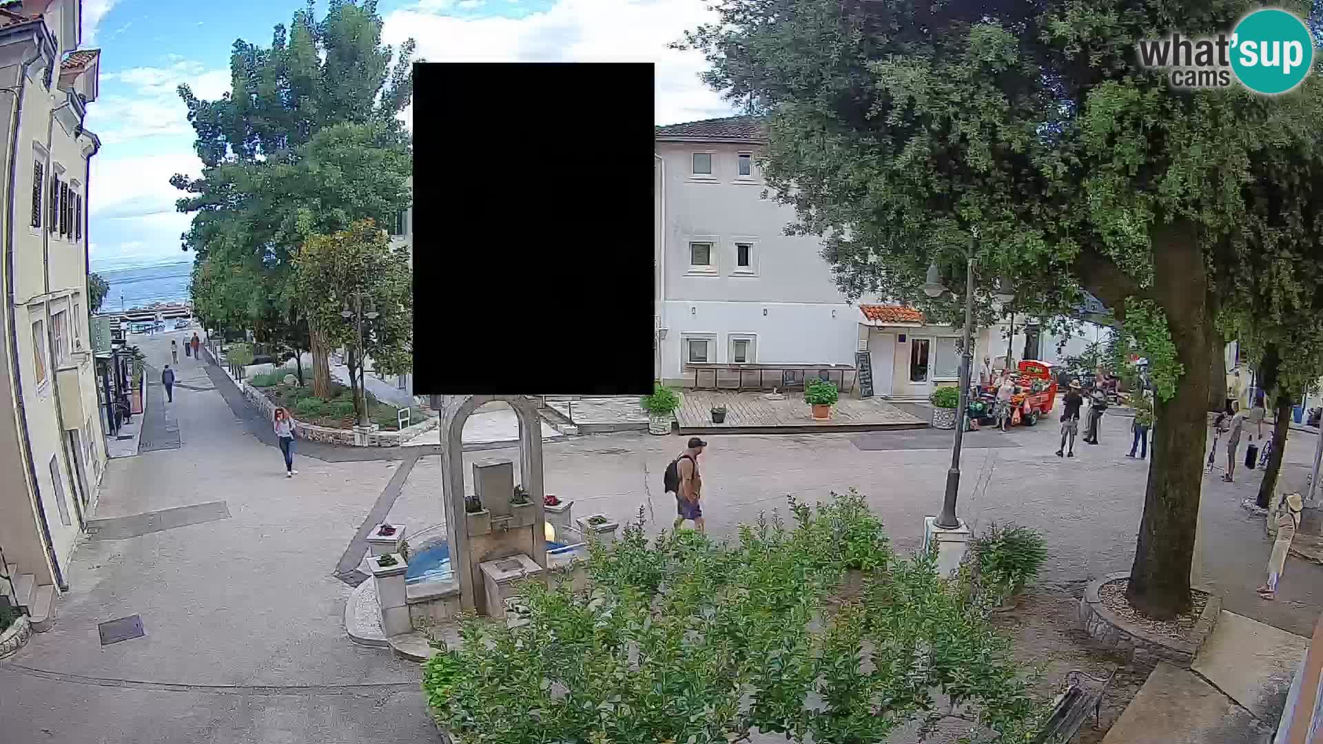 Webcam Centro Draga di Moschiena – Vista live sul centro