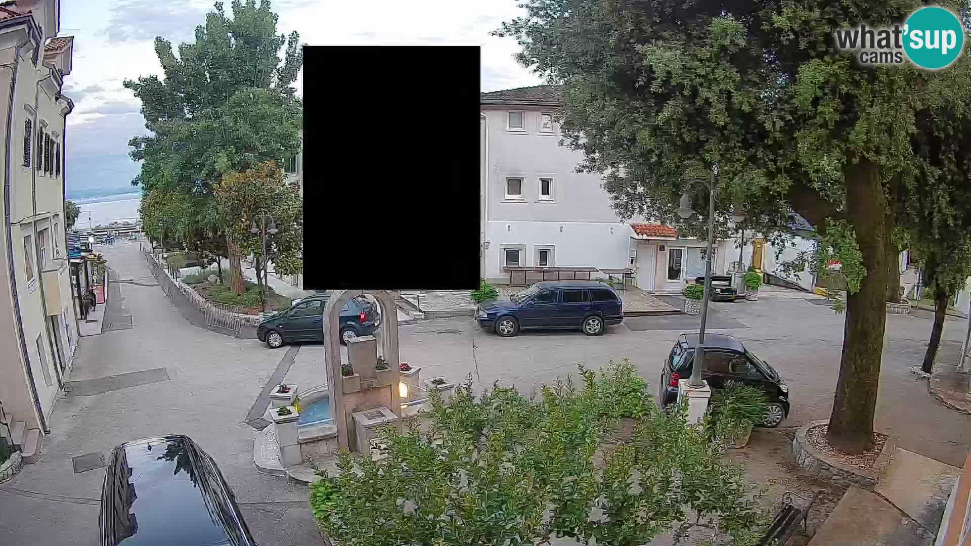 Webcam centre de Mošćenička Draga – Vue en direct du centre-ville