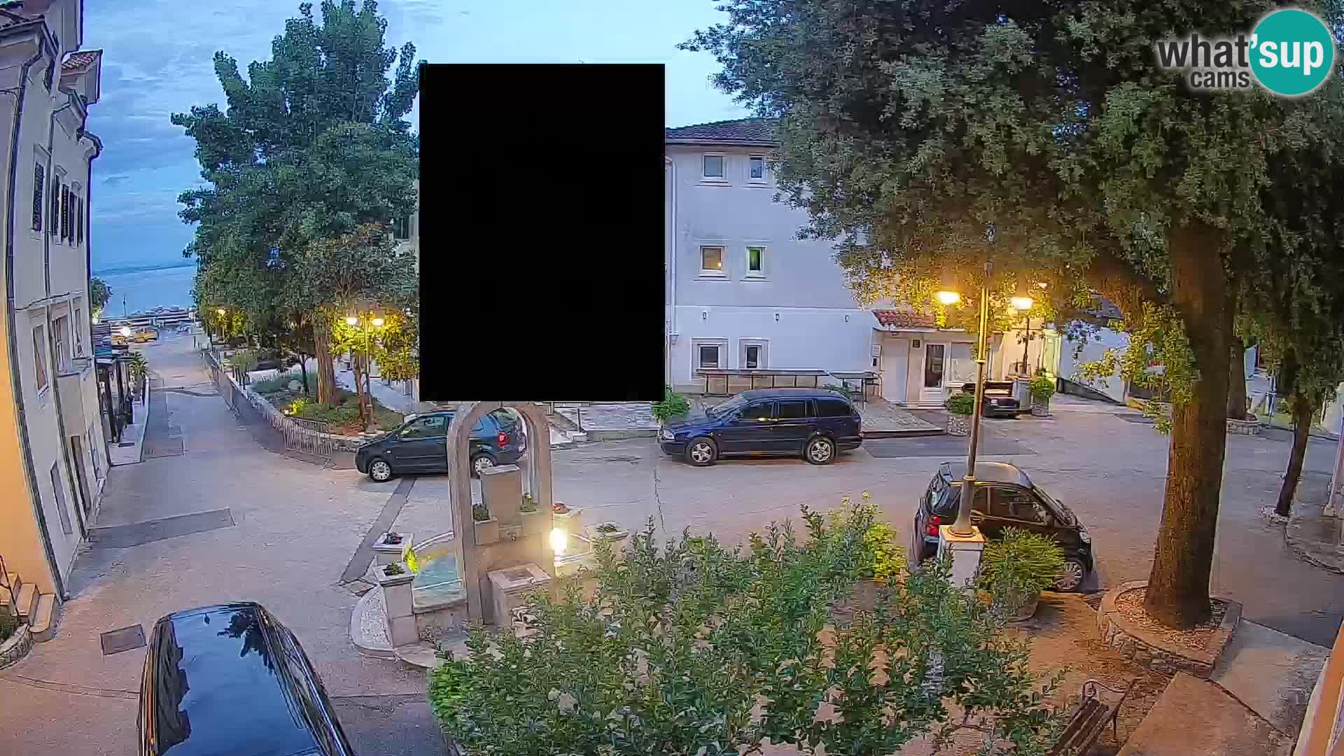 Webcam Centre de Mošćenička Draga – Vue en direct du centre-ville