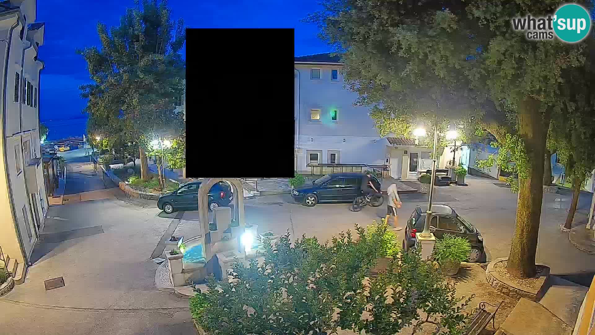 Webcam centre de Mošćenička Draga – Vue en direct du centre-ville