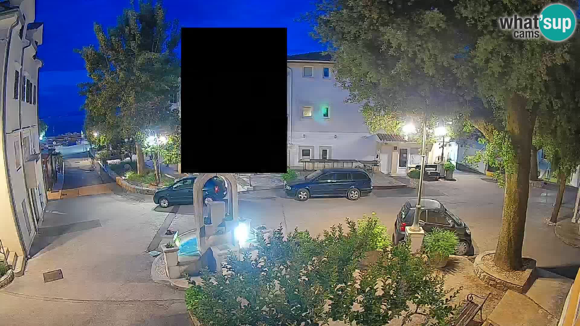 Webcam Mošćenička Draga Center – Live View of the Town Center