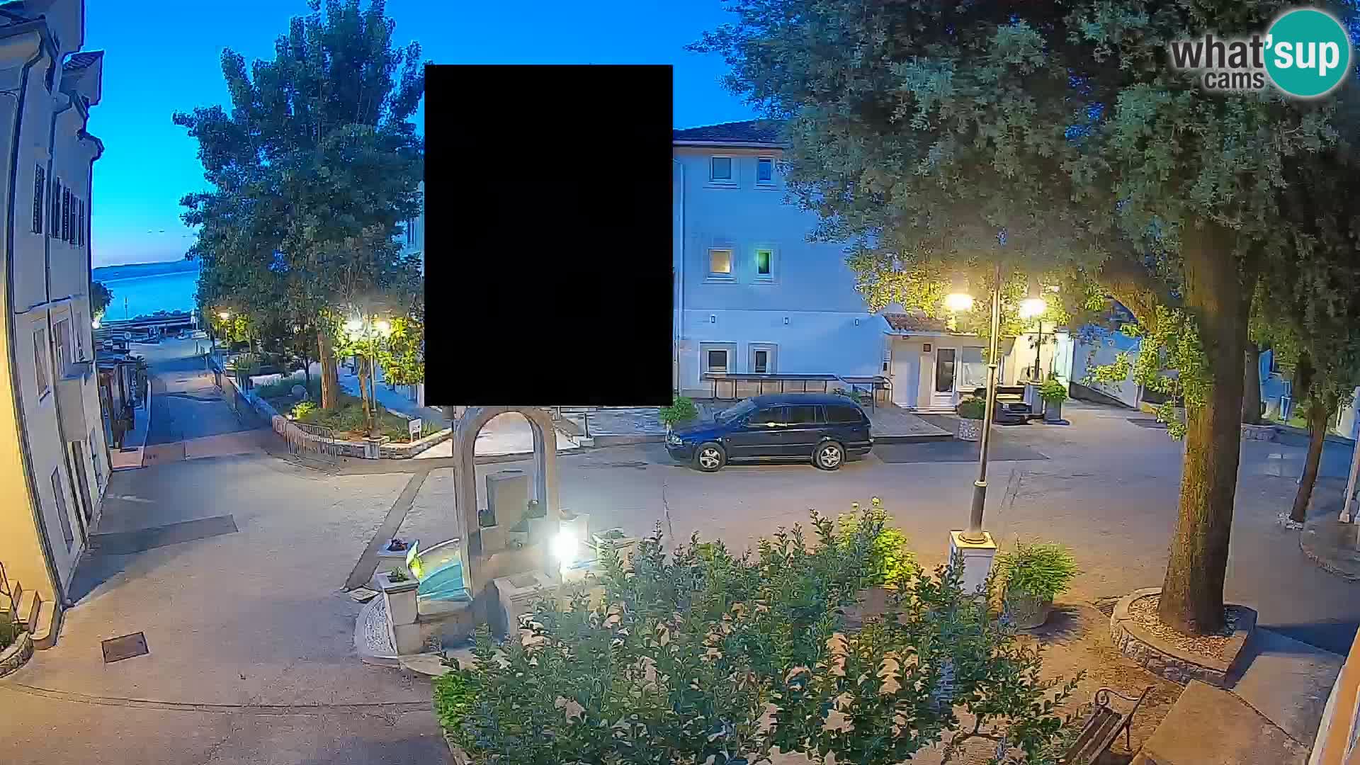 Webcam Centre de Mošćenička Draga – Vue en direct du centre-ville