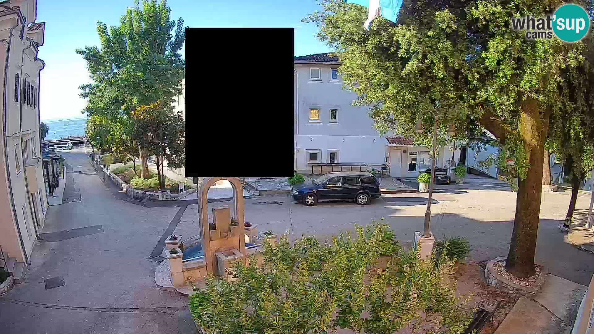 Web kamera centar Mošćeničke Drage – Pogled uživo