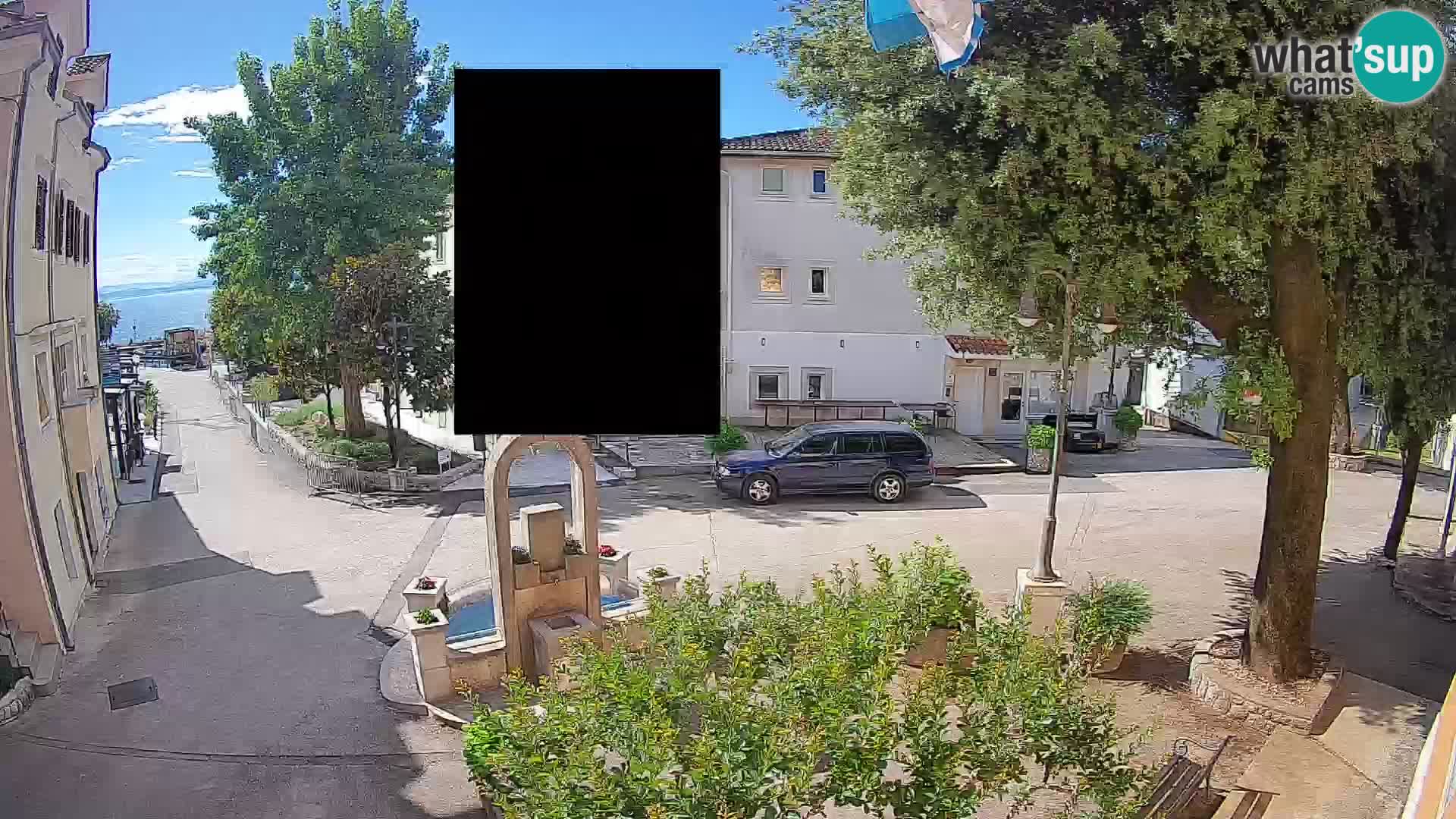 Web kamera centar Mošćeničke Drage – Pogled uživo