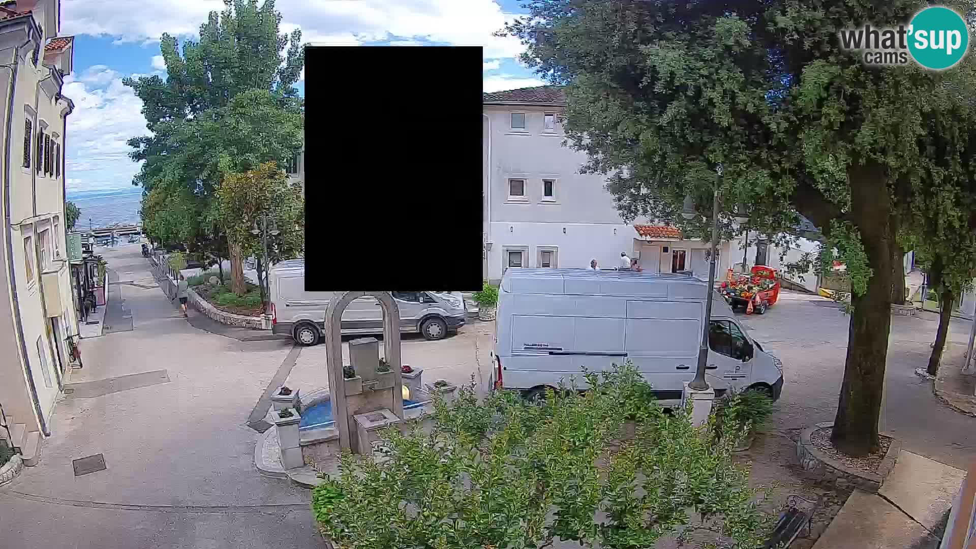 Webcam Mošćenička Draga Zentrum – Liveblick auf das Ortszentrum