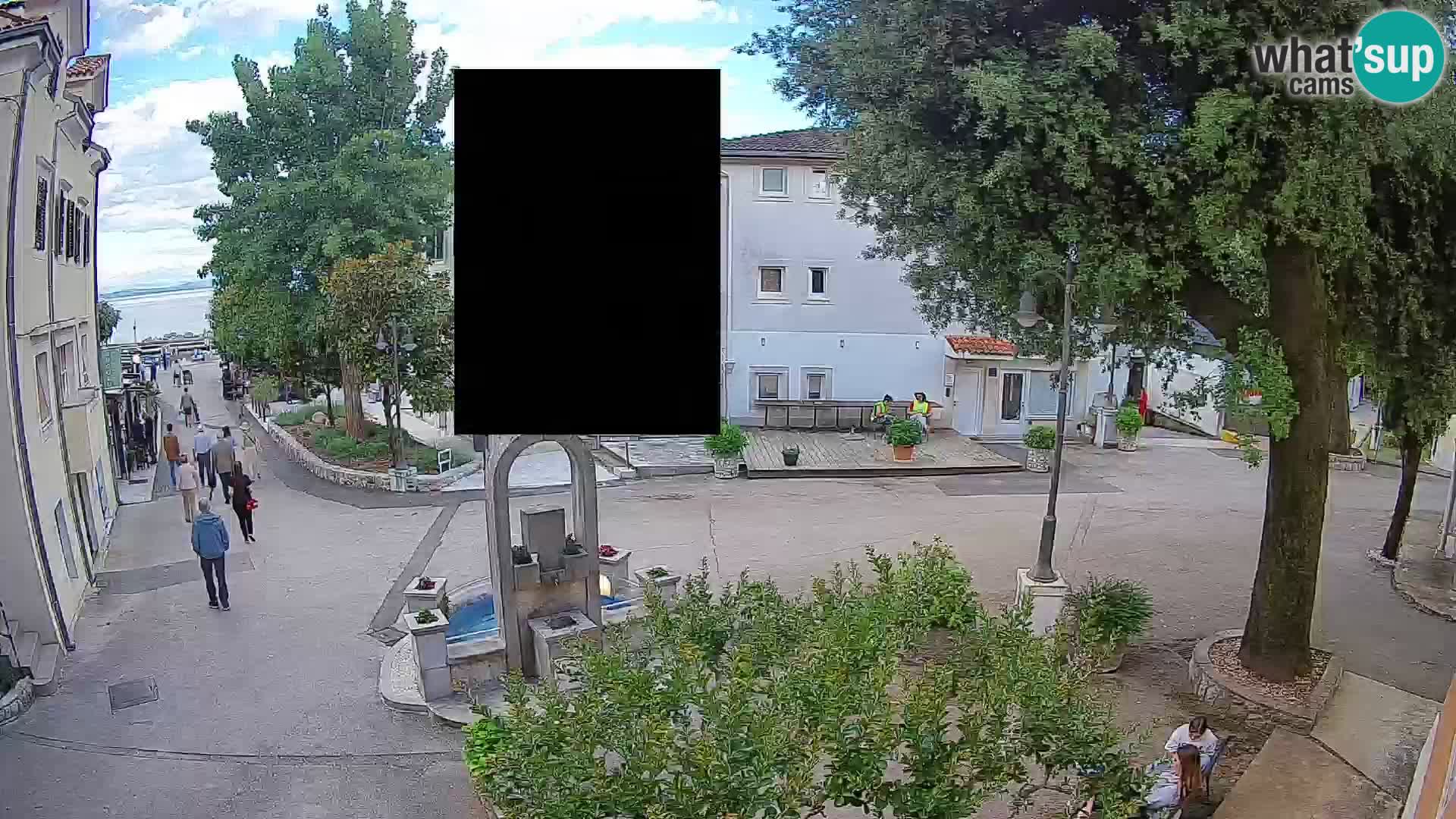 Webcam Mošćenička Draga Center – Live View of the Town Center