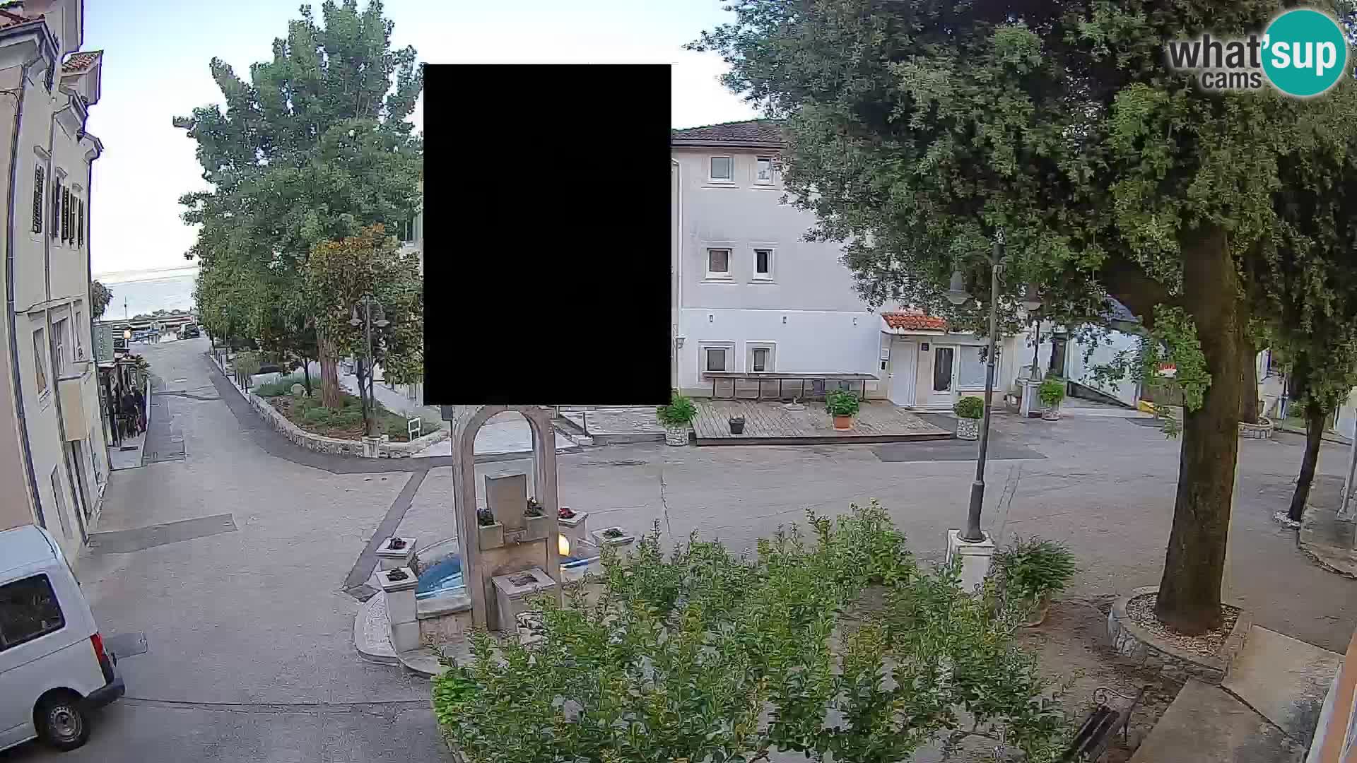 Webcam Mošćenička Draga Center – Live View of the Town Center