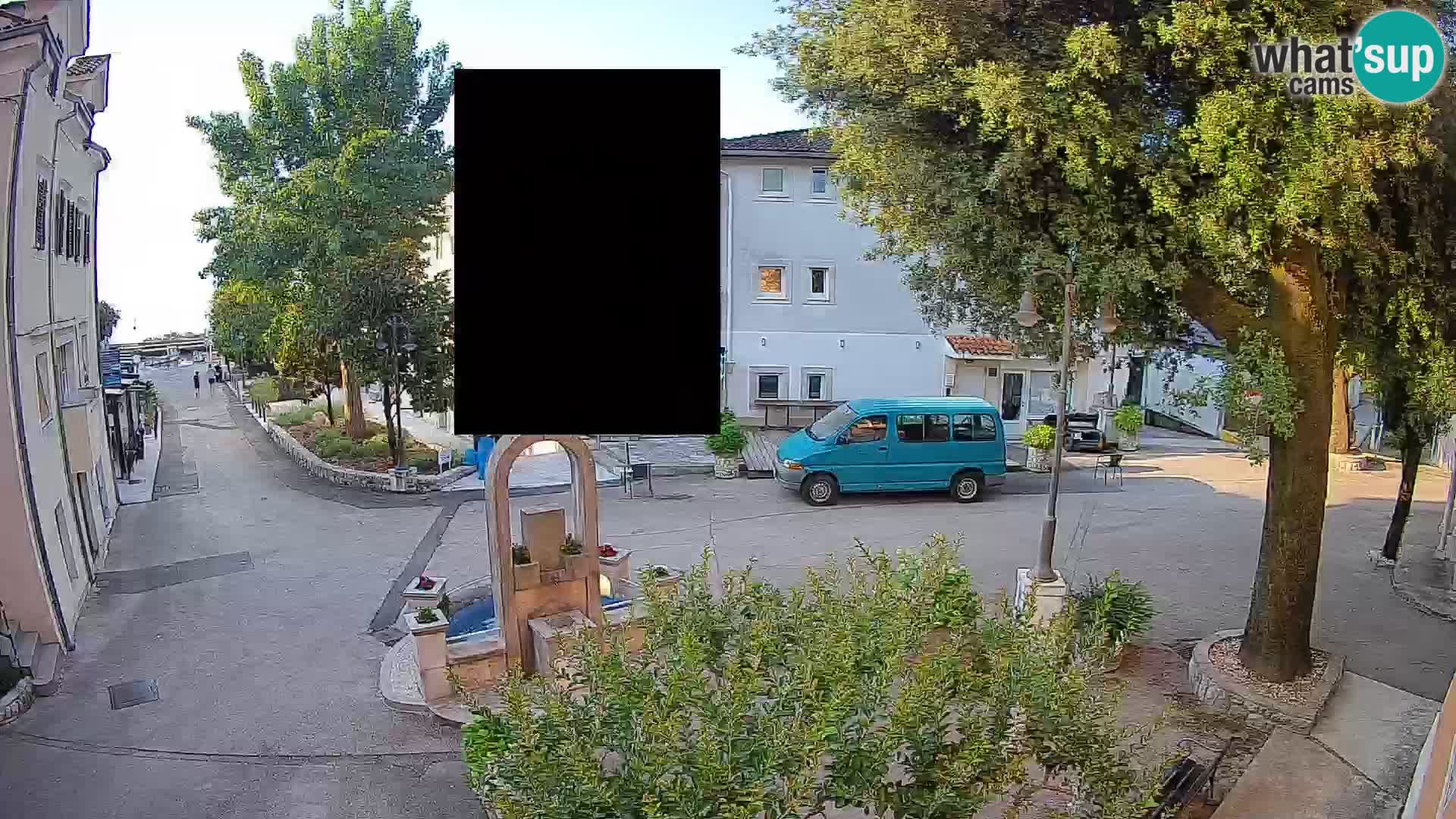 Webcam Mošćenička Draga Center – Live View of the Town Center