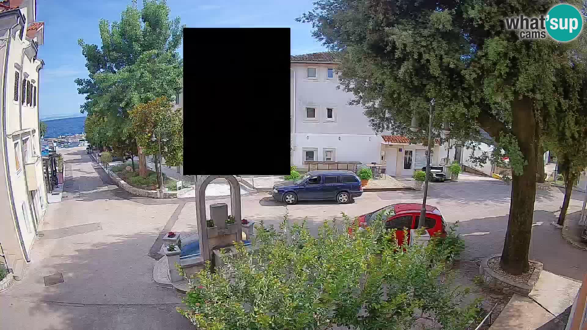 Webcam Centro Draga di Moschiena – Vista live sul centro