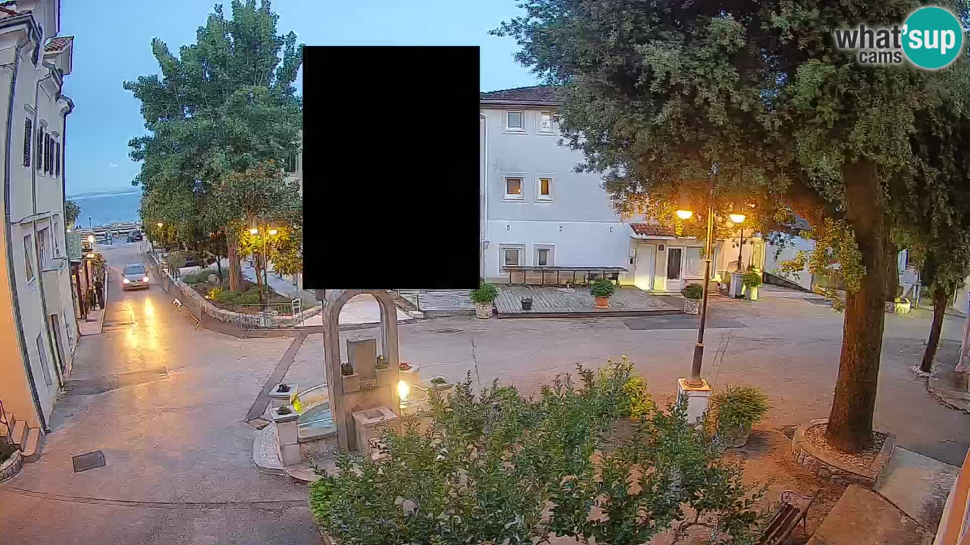 Webcam Mošćenička Draga Center – Live View of the Town Center