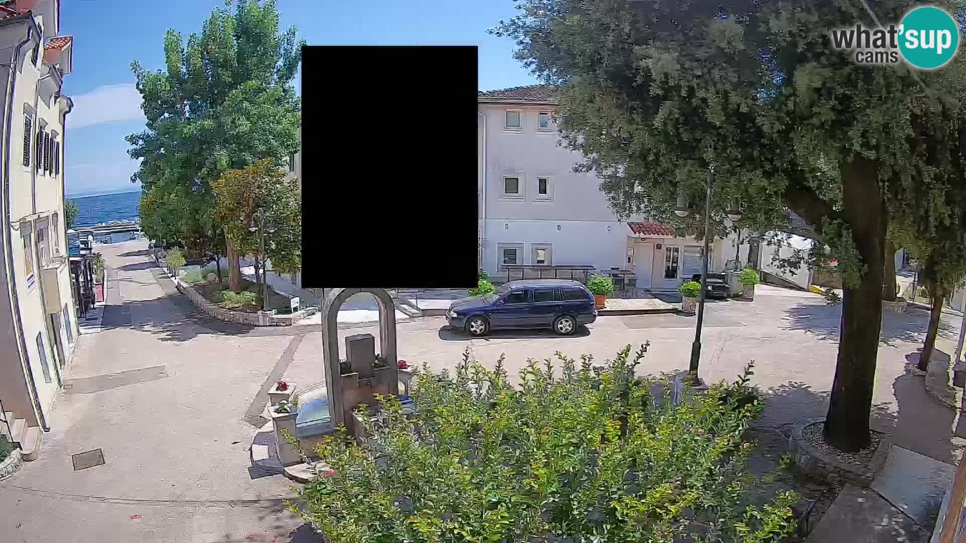 Webcam centre de Mošćenička Draga – Vue en direct du centre-ville