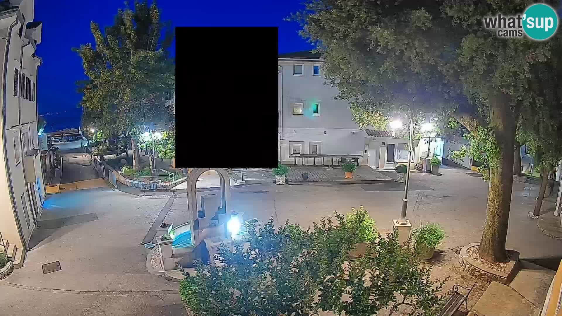 Webcam Centre de Mošćenička Draga – Vue en direct du centre-ville
