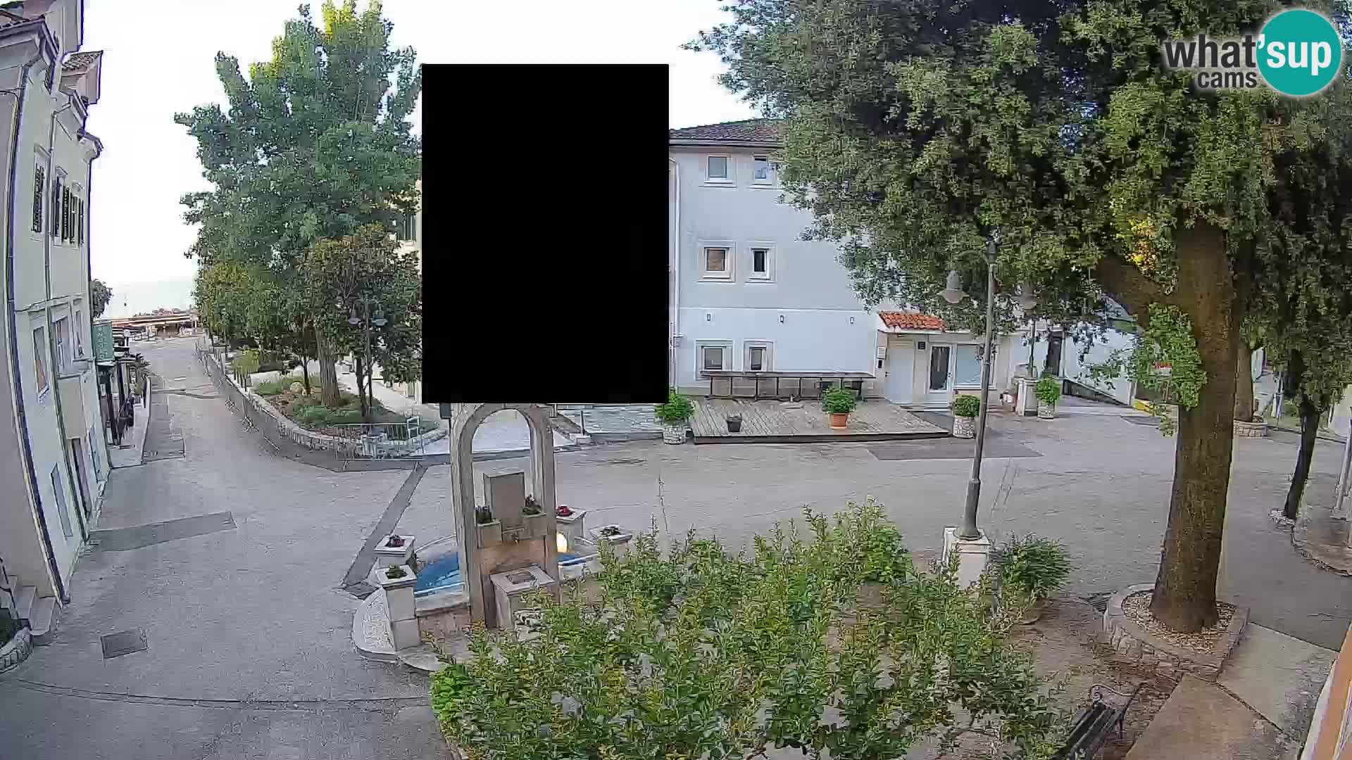 Webcam Centro Draga di Moschiena – Vista live sul centro