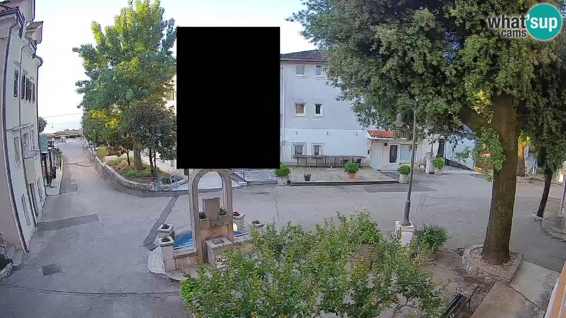 Webcam Mošćenička Draga Center – Live View of the Town Center