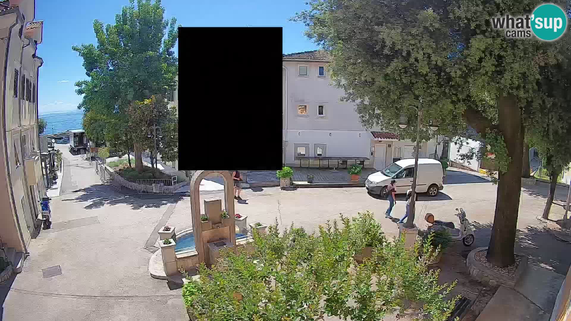 Web kamera centar Mošćeničke Drage – Pogled uživo