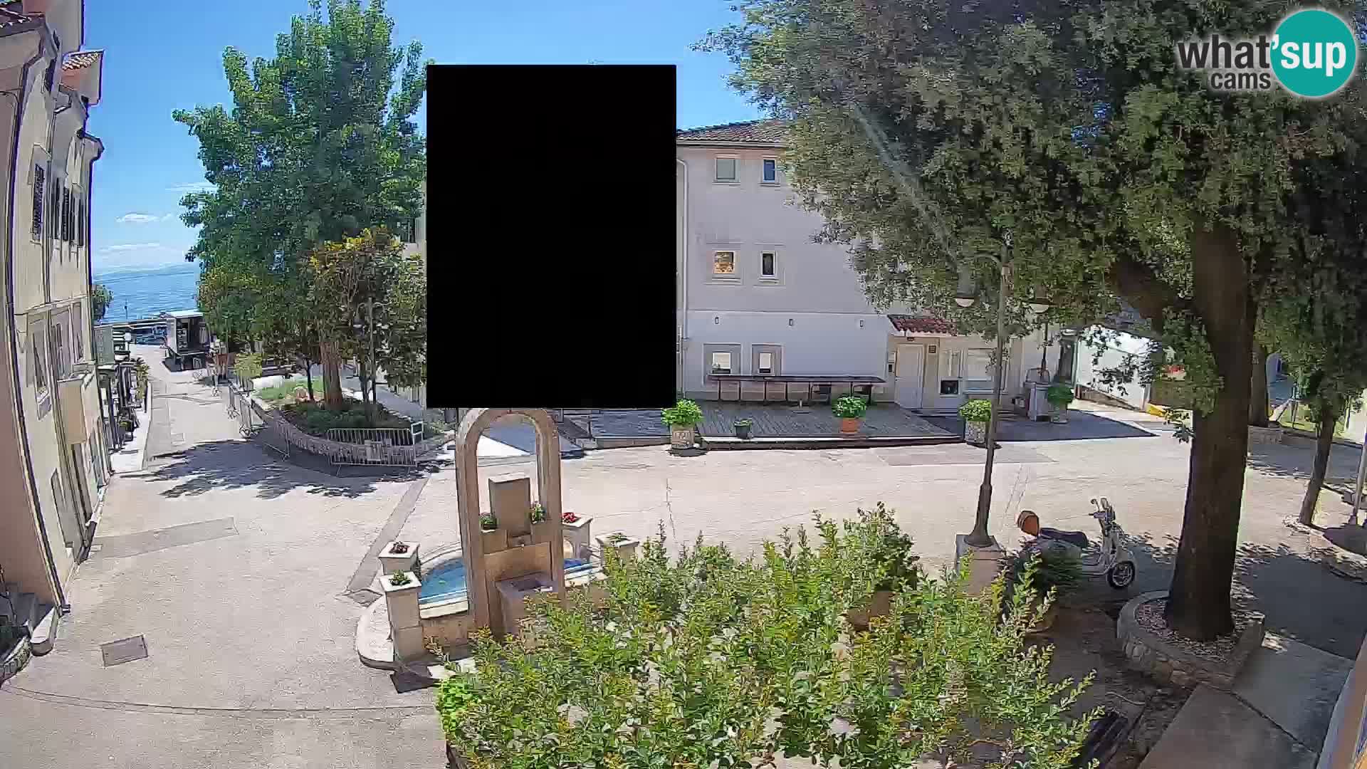 Webcam centre de Mošćenička Draga – Vue en direct du centre-ville