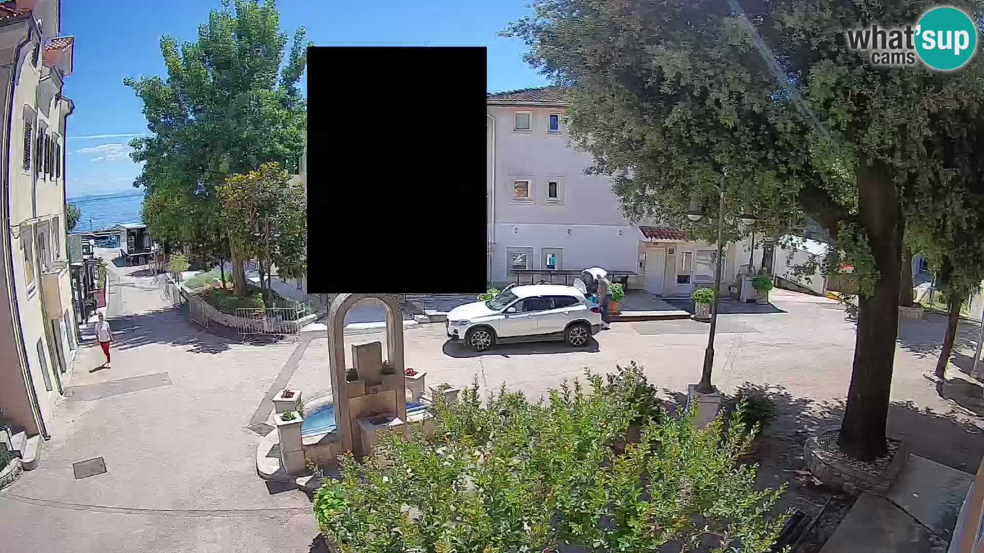 Webcam Centre de Mošćenička Draga – Vue en direct du centre-ville