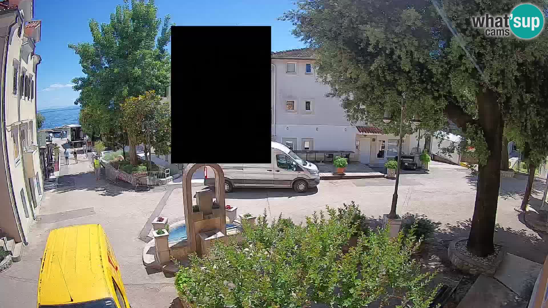 Webcam Centro Draga di Moschiena – Vista live sul centro