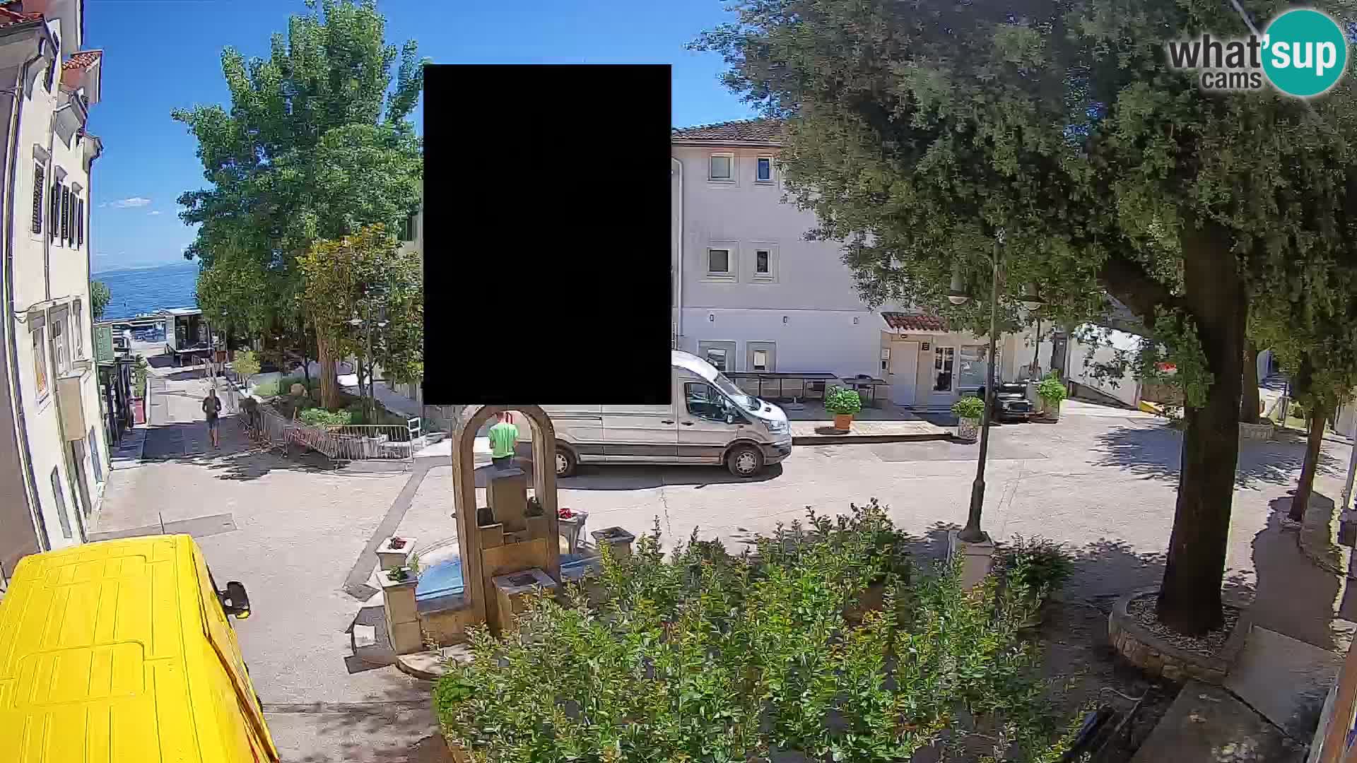 Webcam Centro Draga di Moschiena – Vista live sul centro