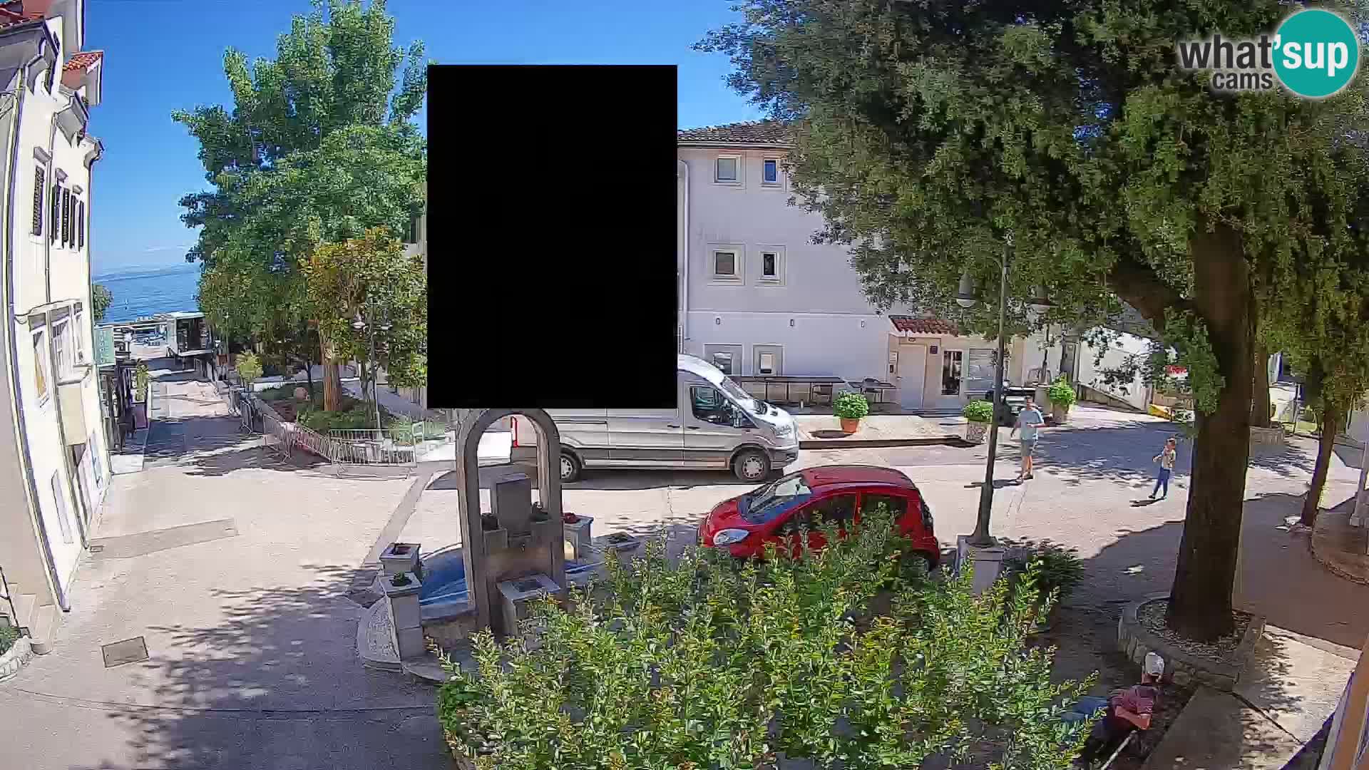 Webcam Mošćenička Draga Zentrum – Liveblick auf das Ortszentrum
