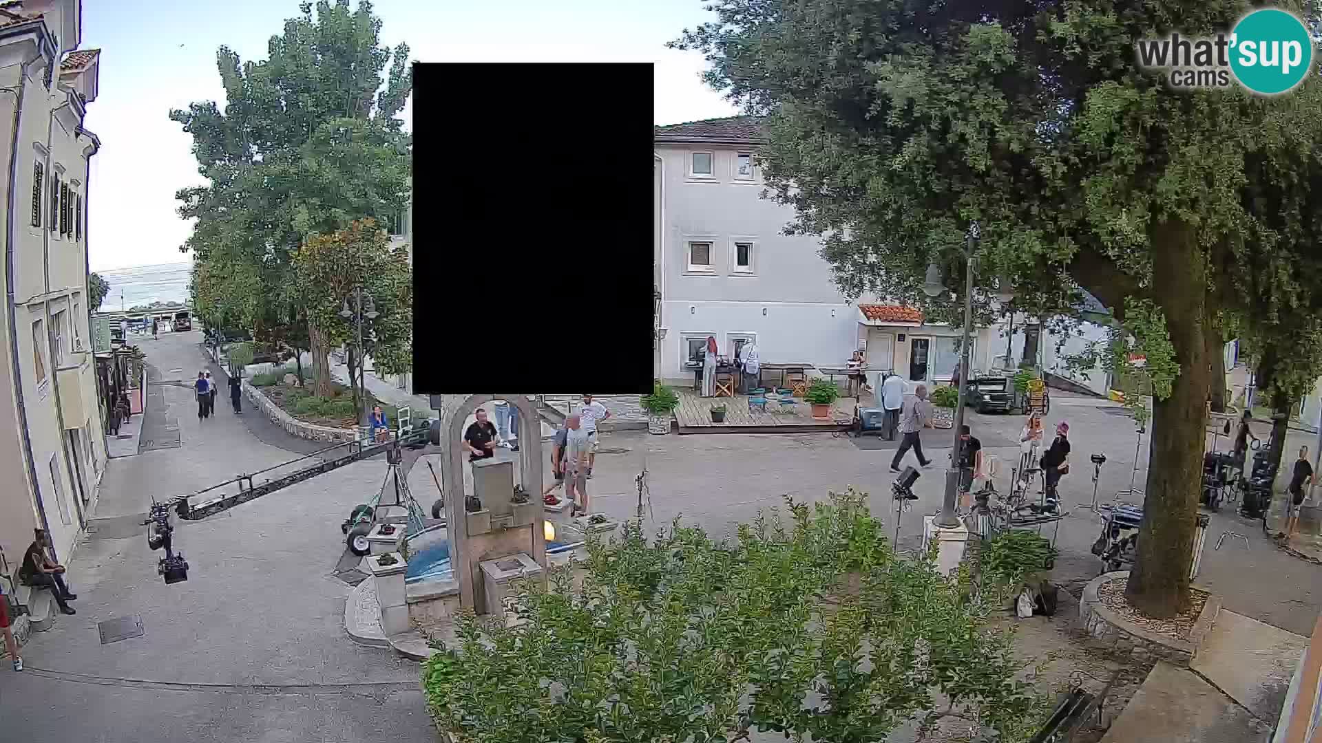 Web kamera centar Mošćeničke Drage – Pogled uživo