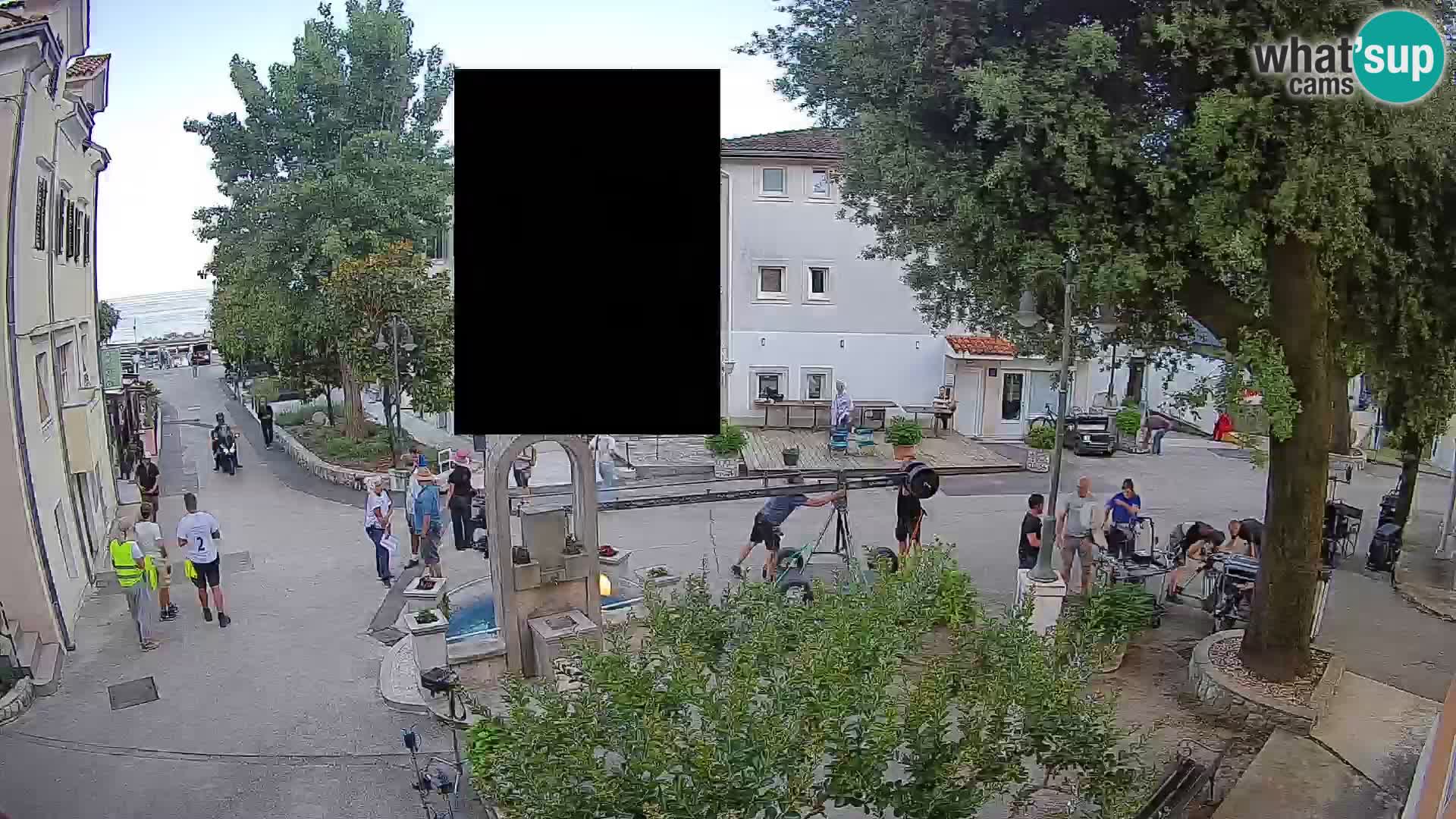 Webcam Centre de Mošćenička Draga – Vue en direct du centre-ville