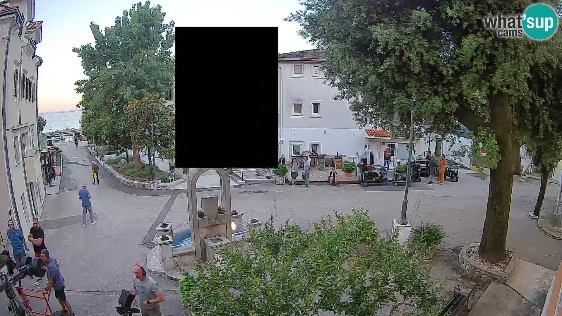 Webcam Mošćenička Draga Center – Live View of the Town Center