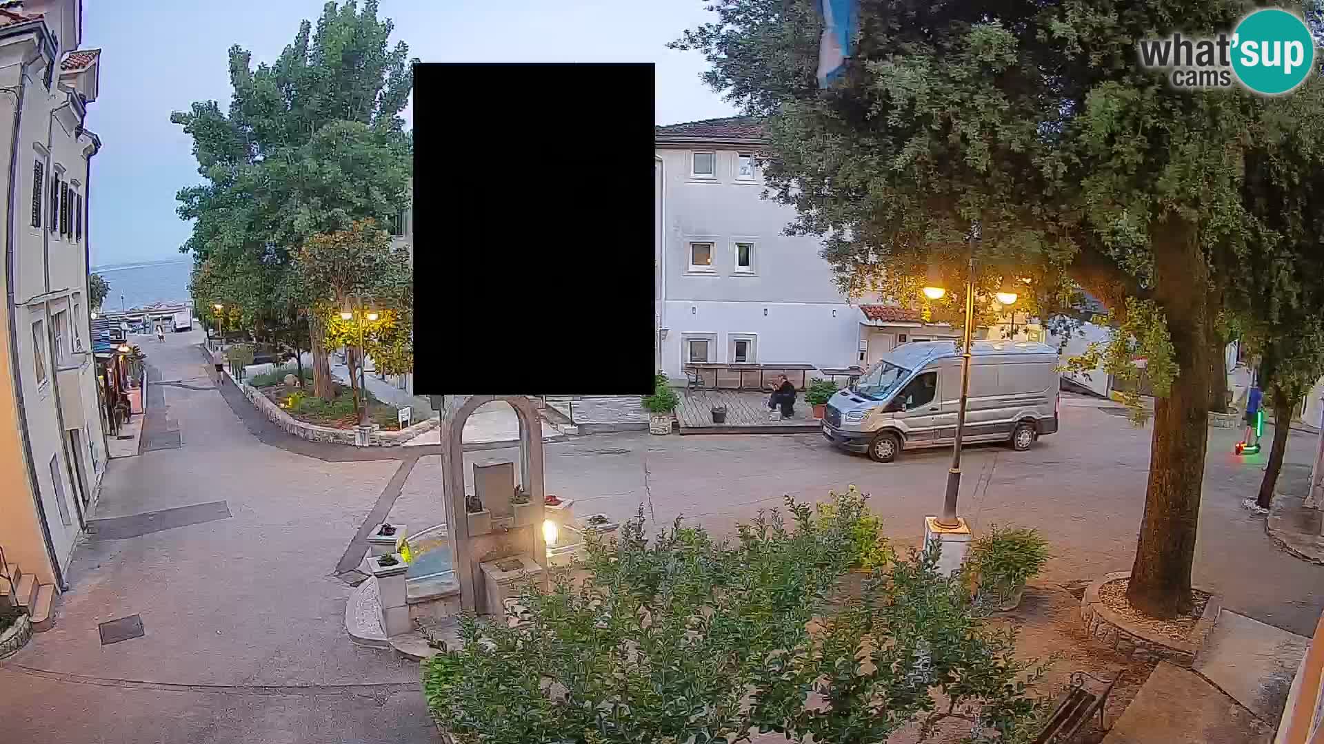 Webcam Centro Draga di Moschiena – Vista live sul centro