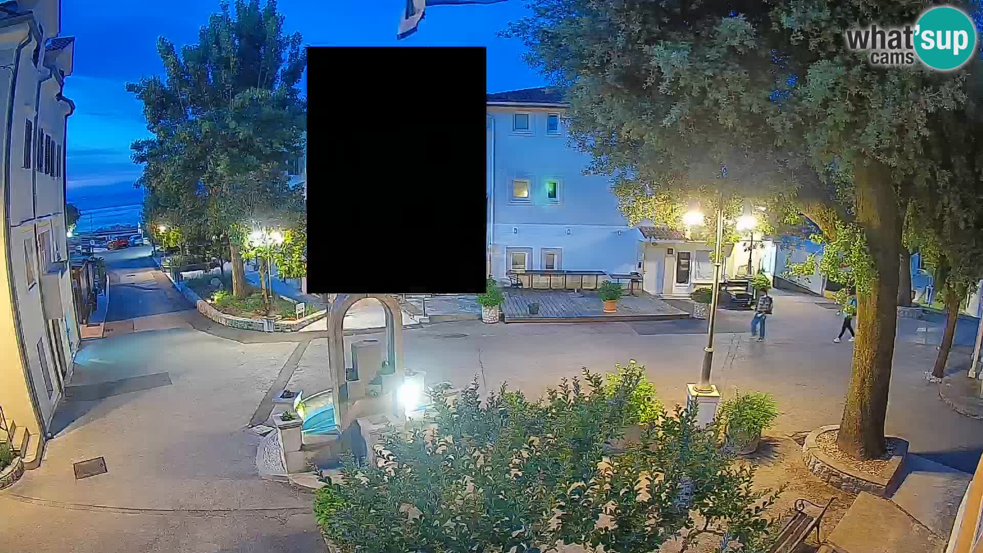 Webcam centre de Mošćenička Draga – Vue en direct du centre-ville