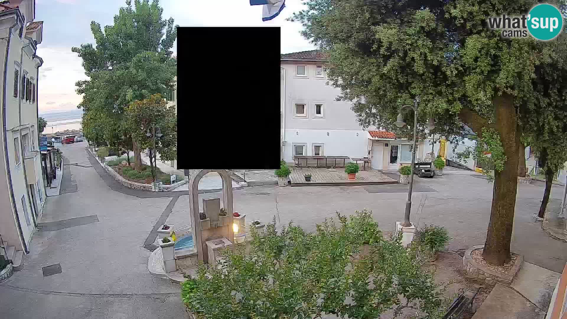 Webcam centre de Mošćenička Draga – Vue en direct du centre-ville