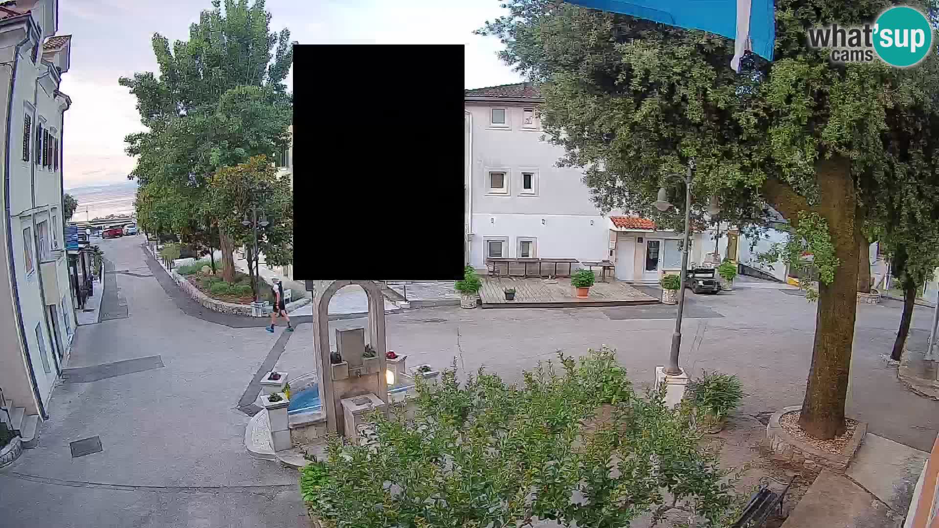 Webcam Centro Draga di Moschiena – Vista live sul centro