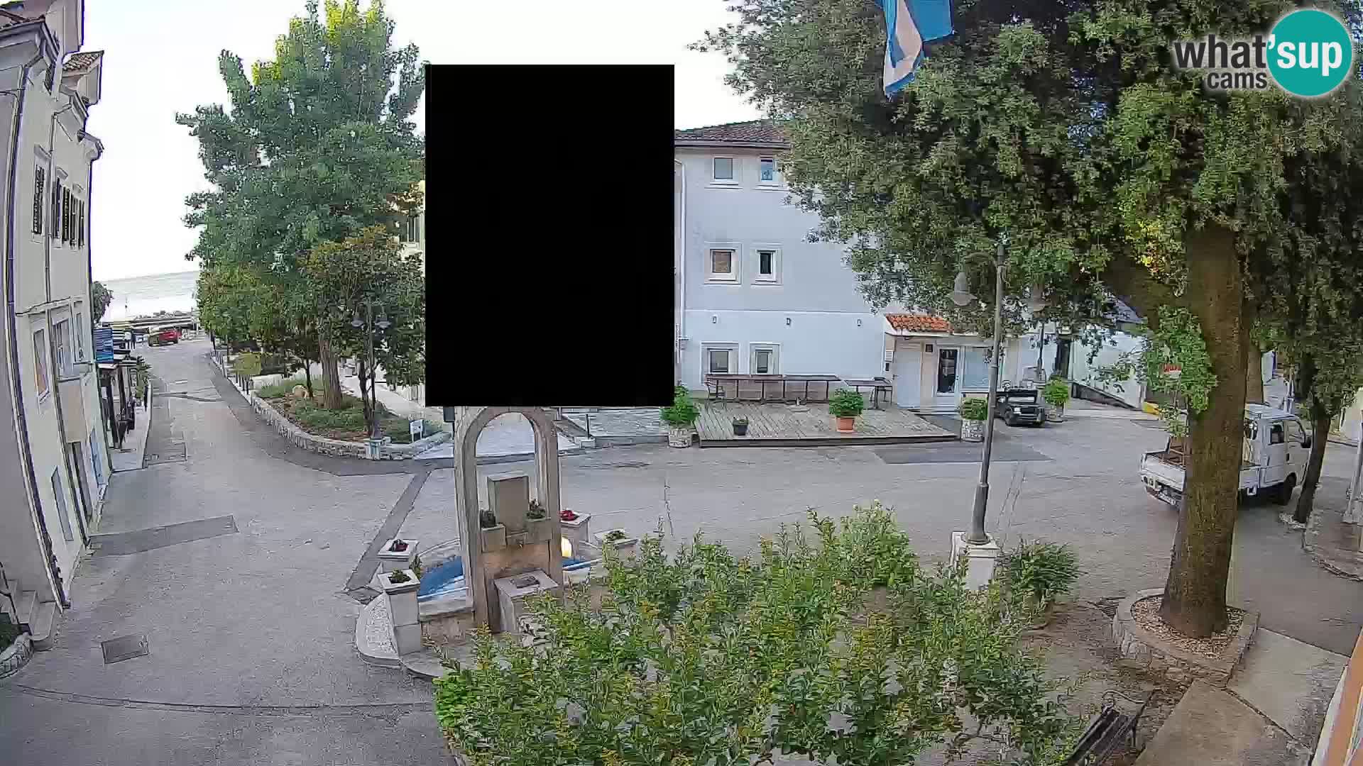 Webcam Centro Draga di Moschiena – Vista live sul centro