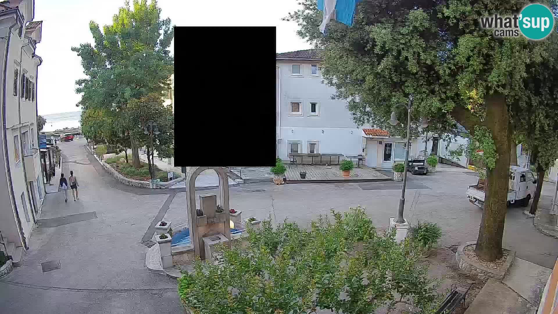 Webcam Centro Draga di Moschiena – Vista live sul centro