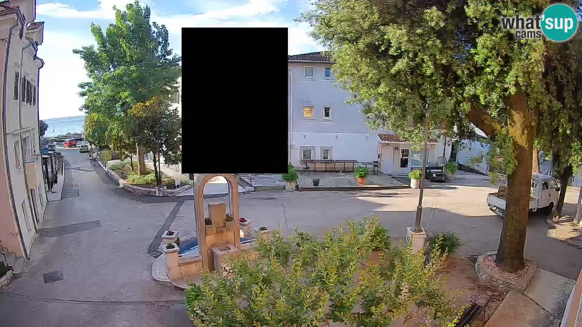 Webcam Mošćenička Draga Zentrum – Liveblick auf das Ortszentrum