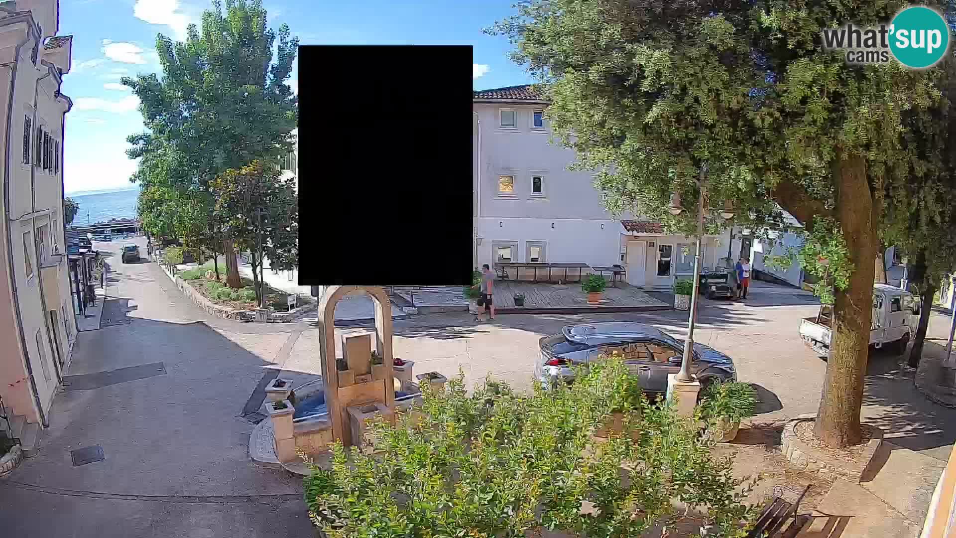 Webcam Centro Draga di Moschiena – Vista live sul centro